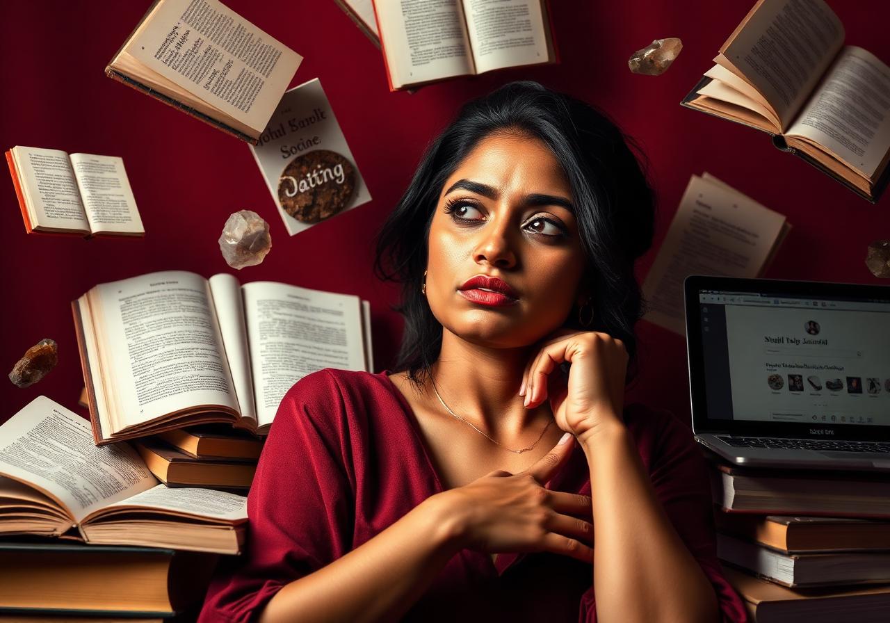 Woman overwhelmed by every dating and manifestation method